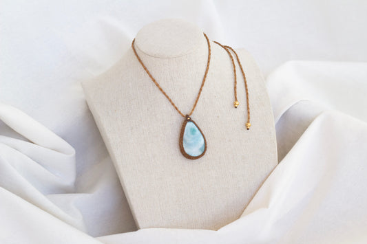 Colar Macramé Larimar II